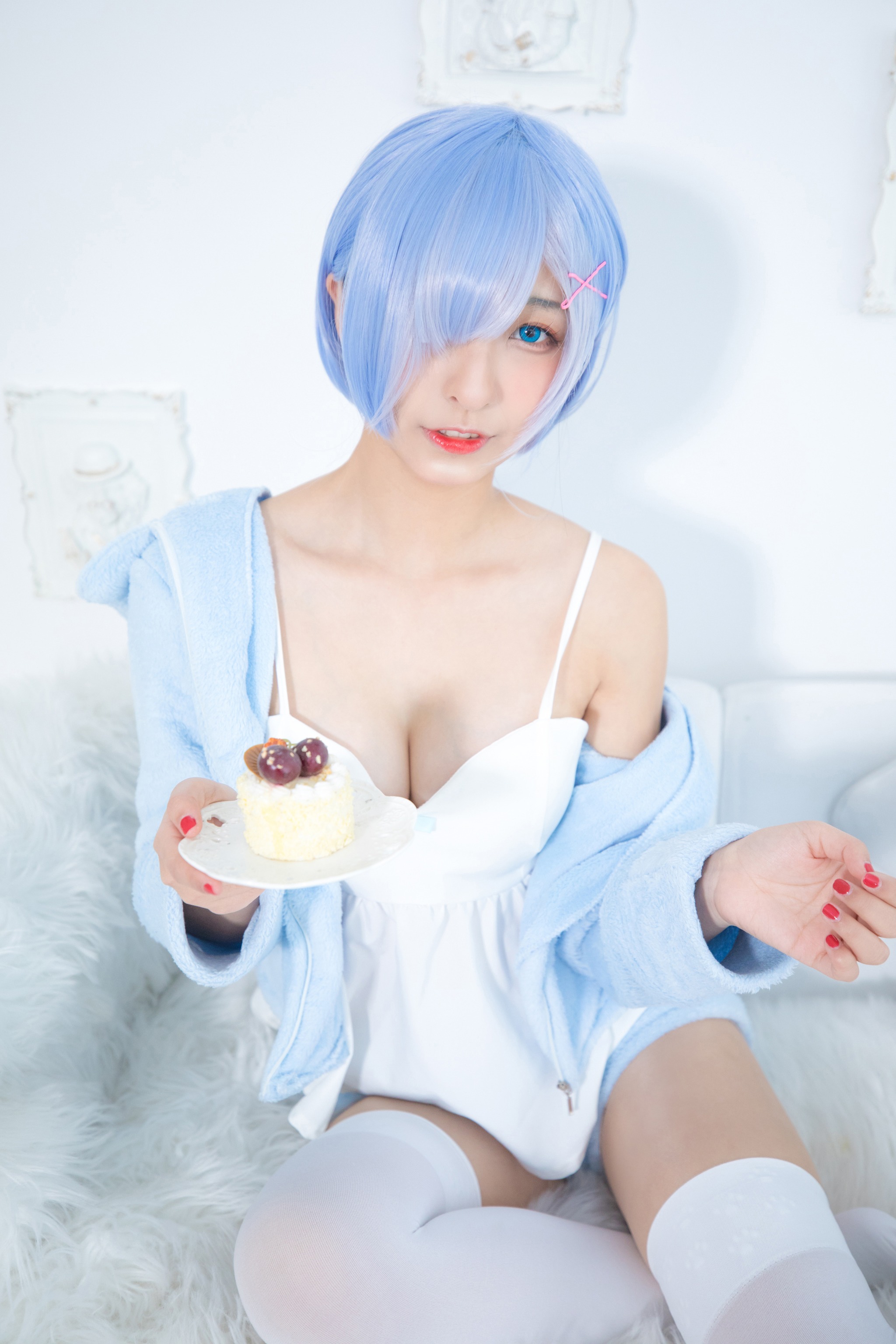 图片[1]-神楽坂真冬 – NO.034 电子相册-蕾姆《Milk by blue》[150P]-XikXak